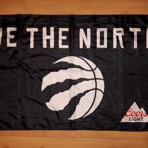 Coors Light Accents - Toronto Raptors We The North Flag Coors Light Accents - Toronto Raptors We The North Flag